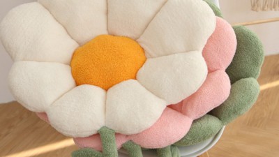 🌸 푹신함에 반했어! 플라워방석 솔직 후기 & 꿀팁 🍯